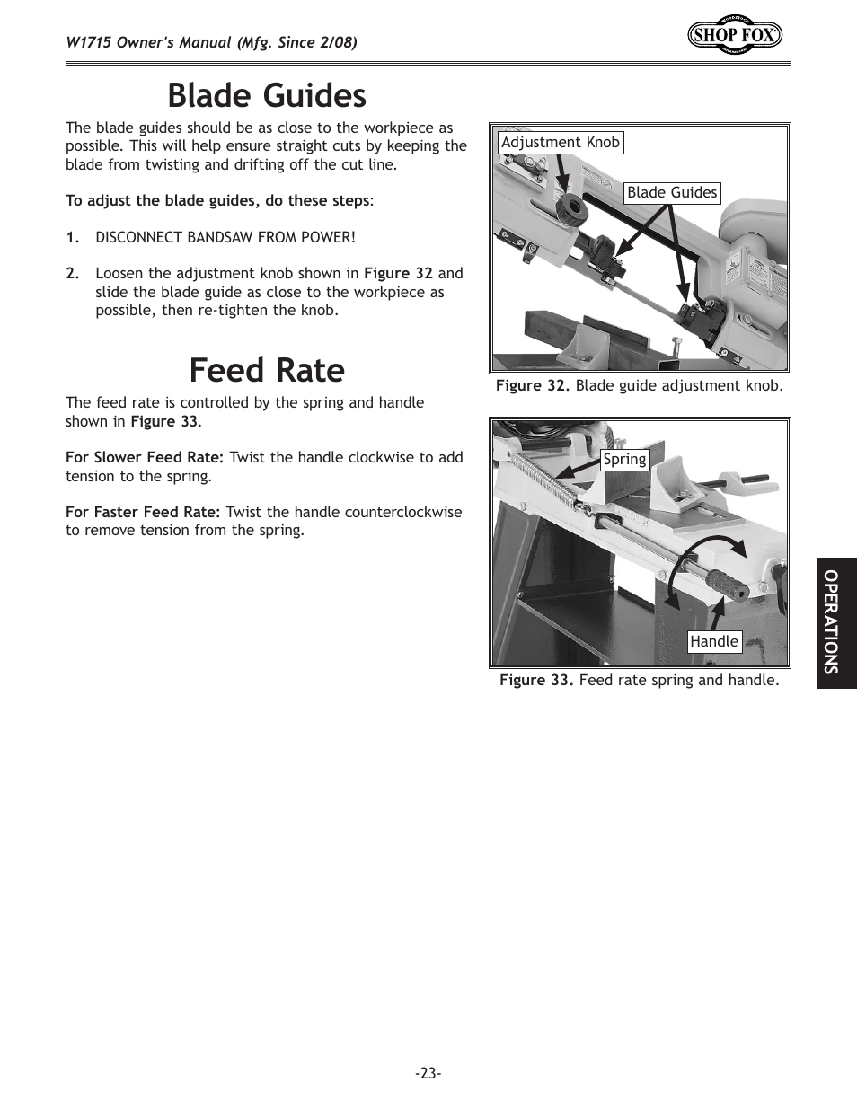 9cx[\>l`[\j | Woodstock SHOP FOX W1715 User Manual | Page 25 / 48