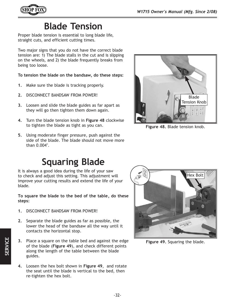 9cx[\k\ej`fe, Jhlxi`e^9cx | Woodstock SHOP FOX W1715 User Manual | Page 34 / 48