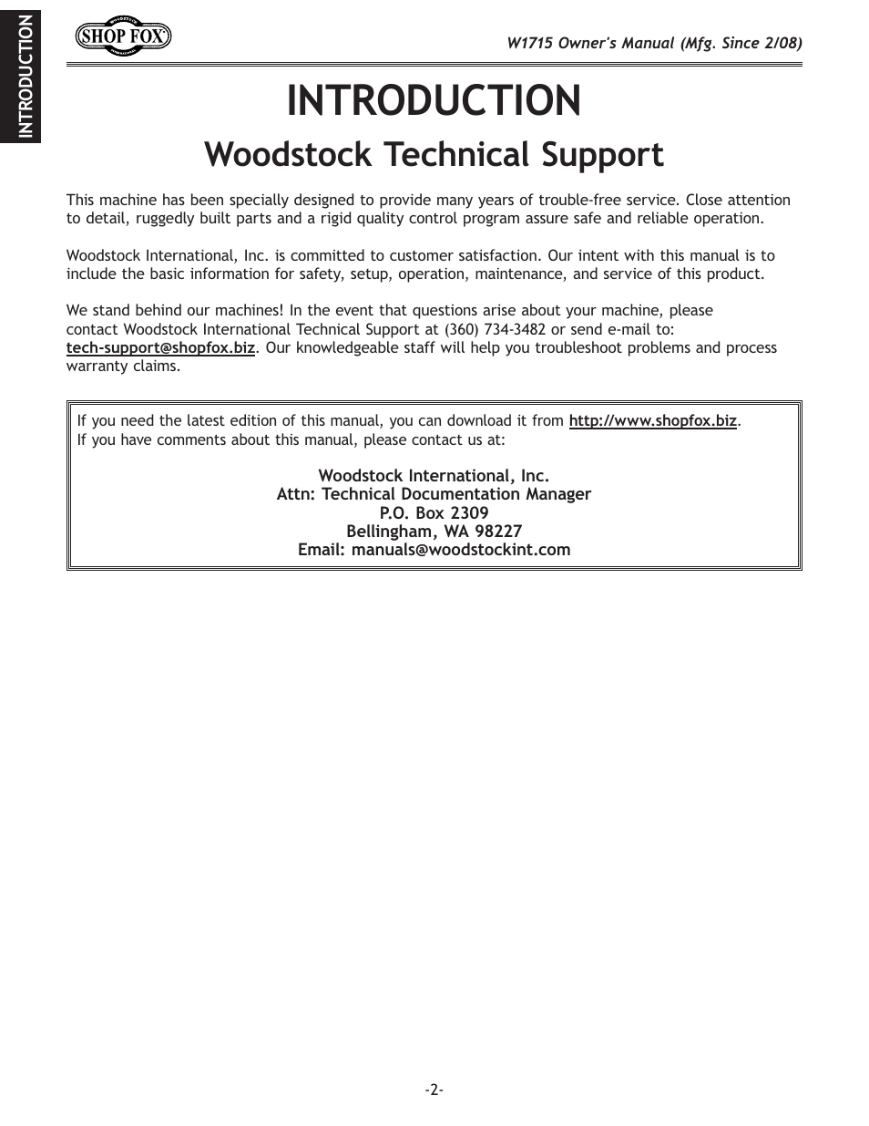 Ekif;l:k@fe, Nff[jkfzbk\z_e`zxcjlggfik | Woodstock SHOP FOX W1715 User Manual | Page 4 / 48