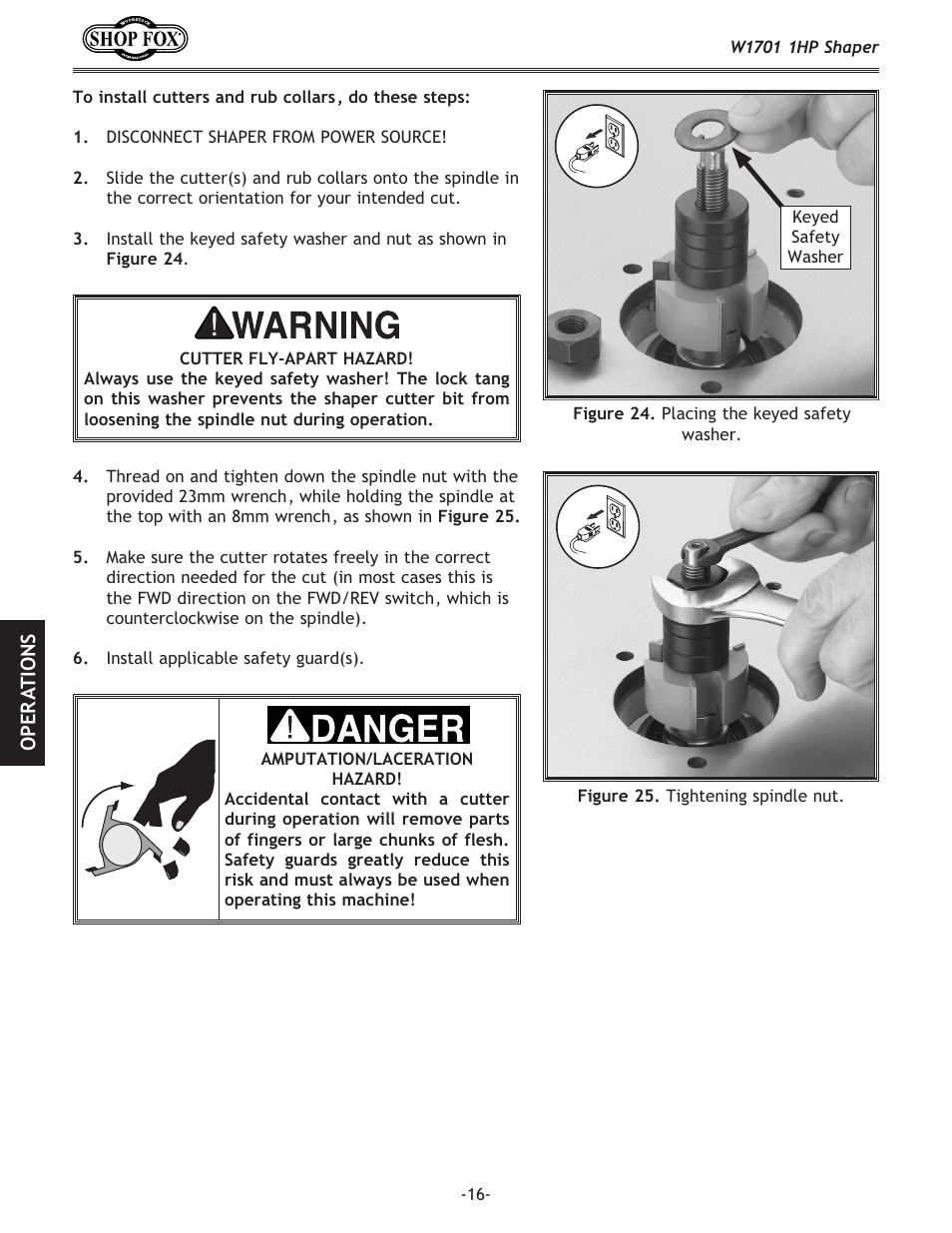 Woodstock SHOP FOX W1701 User Manual | Page 19 / 37