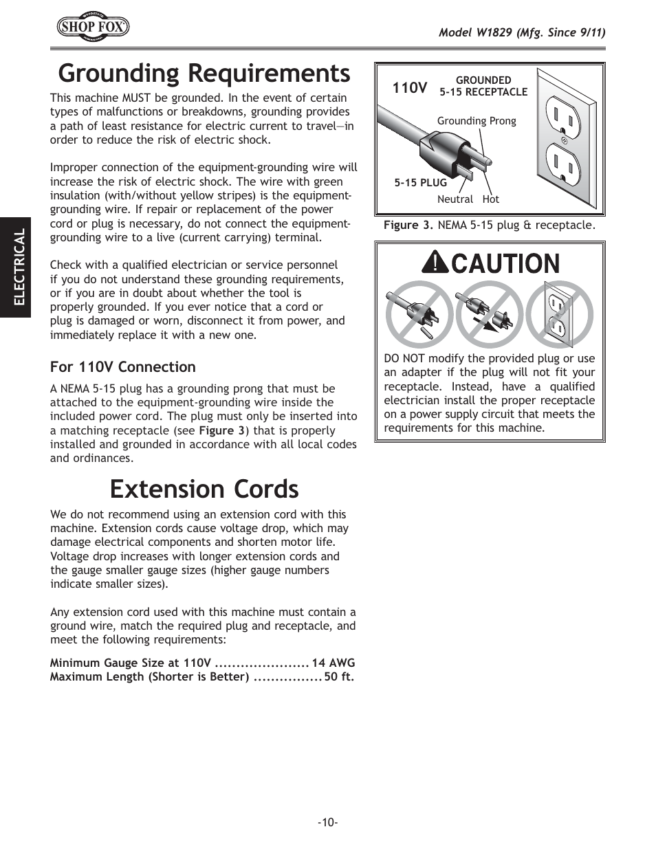 Ifle[`e^i\hl`i\d\ekj, Ok\ej`fe:fi[j | Woodstock SHOP FOX W1829 User Manual | Page 12 / 48