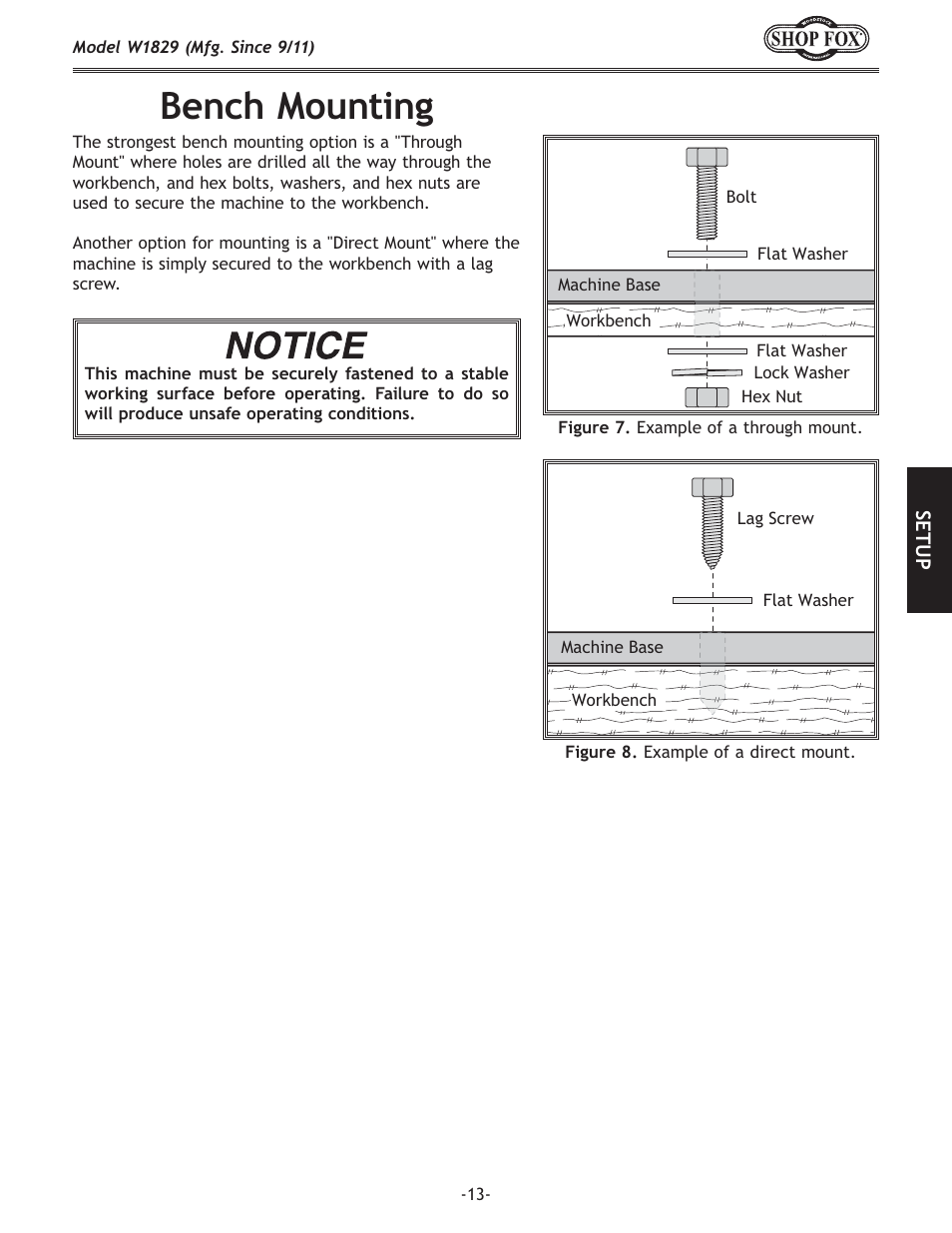 9\ez_dflek`e | Woodstock SHOP FOX W1829 User Manual | Page 15 / 48