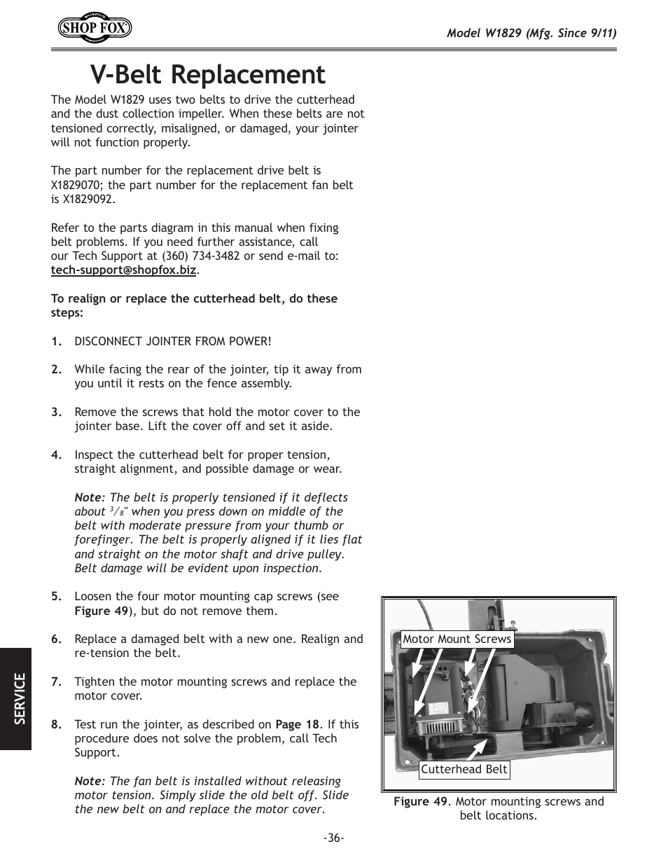 M$9\cki\gcxz\d\ek | Woodstock SHOP FOX W1829 User Manual | Page 38 / 48