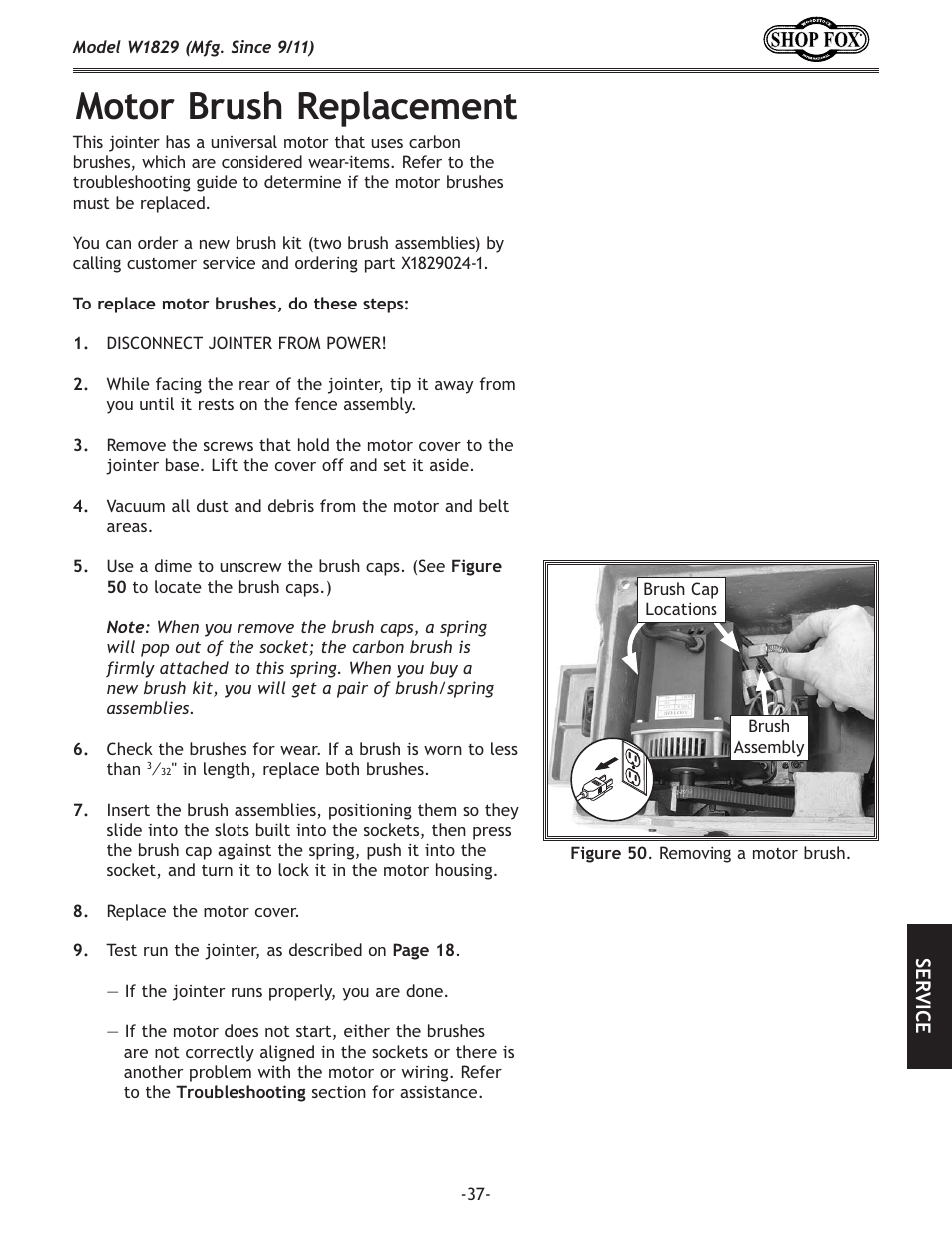 Dfkfi9ilj_i\gcxz\d\ek | Woodstock SHOP FOX W1829 User Manual | Page 39 / 48