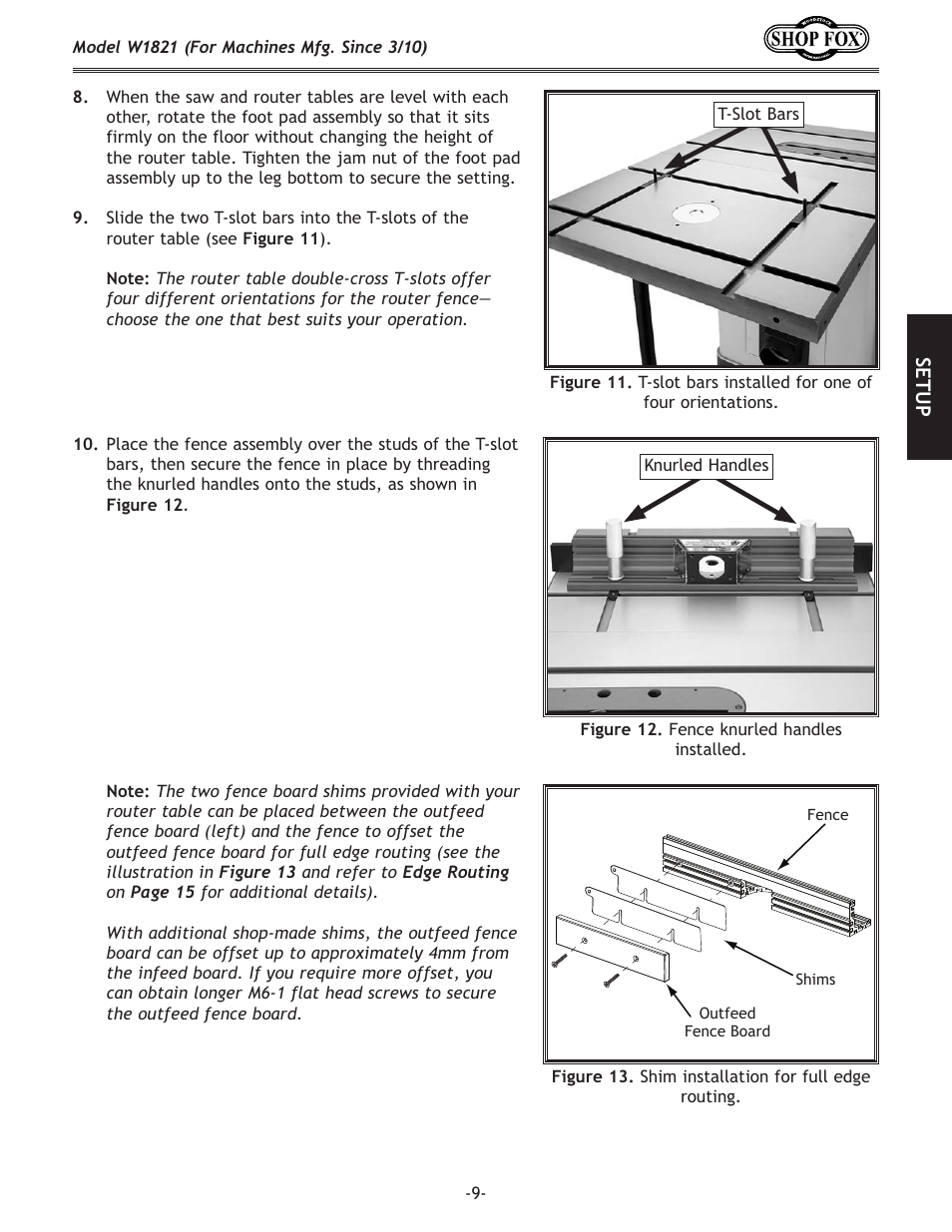 Woodstock SHOP FOX W1821 User Manual | Page 11 / 28