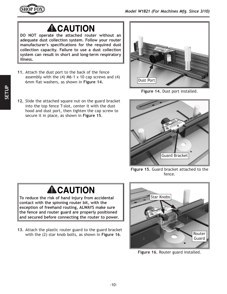 Woodstock SHOP FOX W1821 User Manual | Page 12 / 28