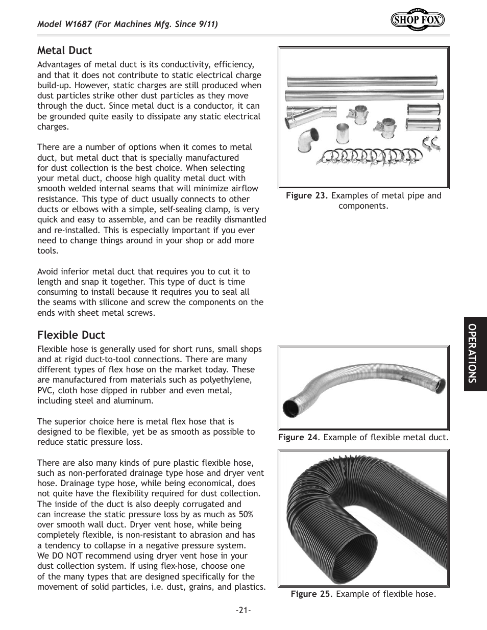 Woodstock SHOP FOX W1687 User Manual | Page 23 / 44