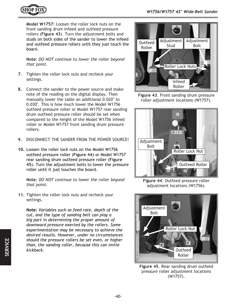 Woodstock SHOP FOX W1756 User Manual | Page 42 / 84