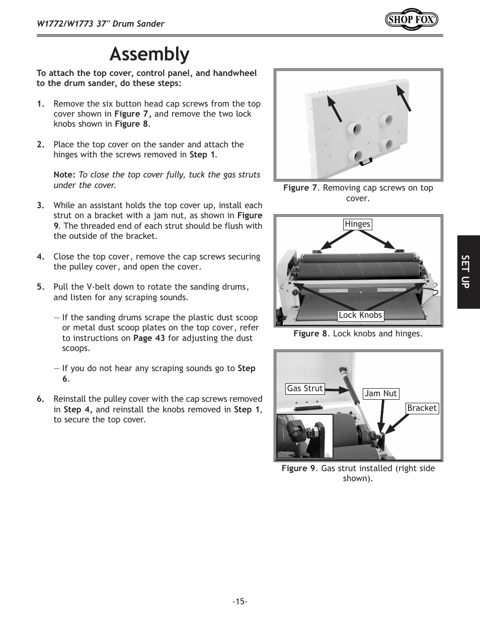 Assembly | Woodstock SHOP FOX W1772 User Manual | Page 17 / 72