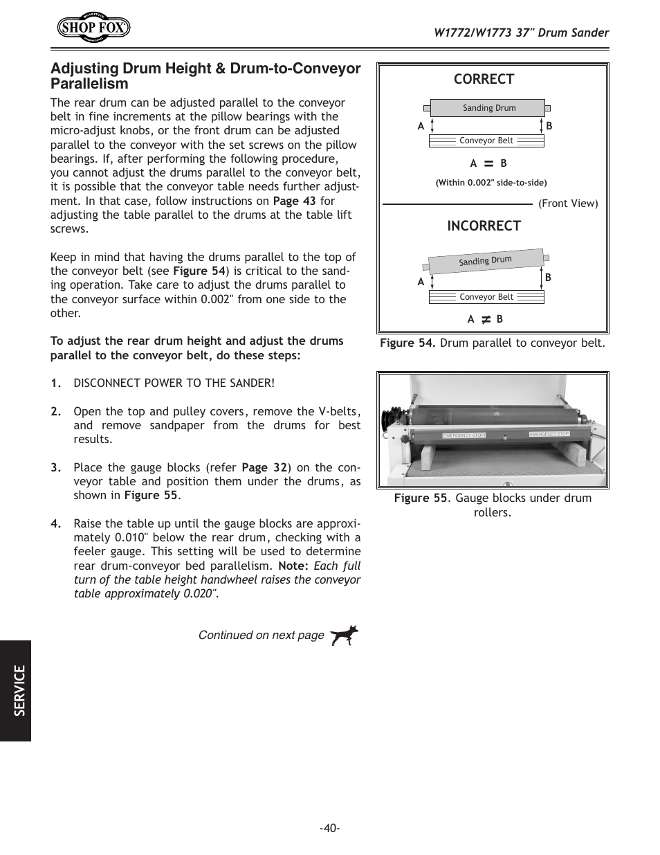 Woodstock SHOP FOX W1772 User Manual | Page 42 / 72