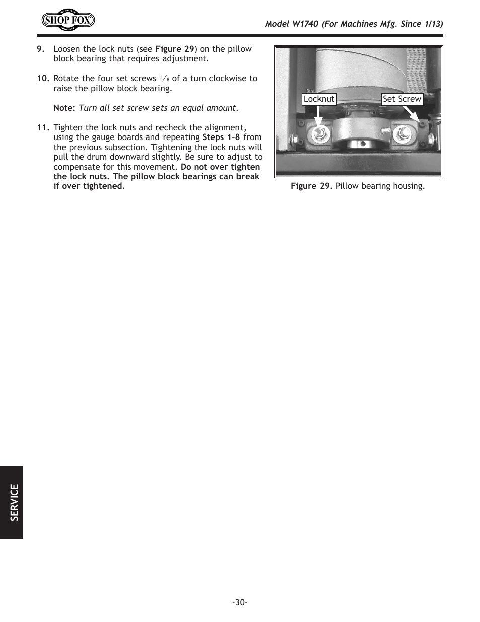 Woodstock SHOP FOX W1740 User Manual | Page 32 / 60