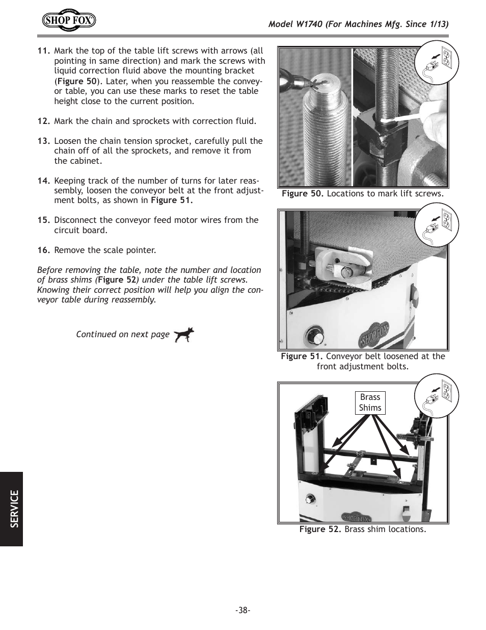 Woodstock SHOP FOX W1740 User Manual | Page 40 / 60