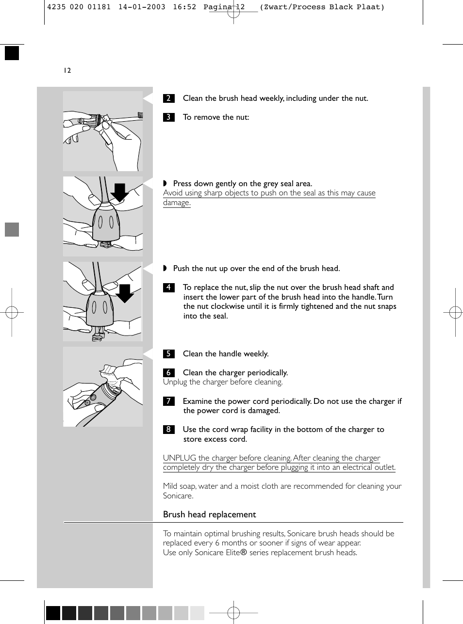 Sonicare Sonicare HX4872 User Manual | Page 13 / 18