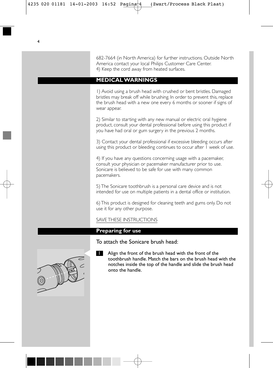 Sonicare Sonicare HX4872 User Manual | Page 5 / 18