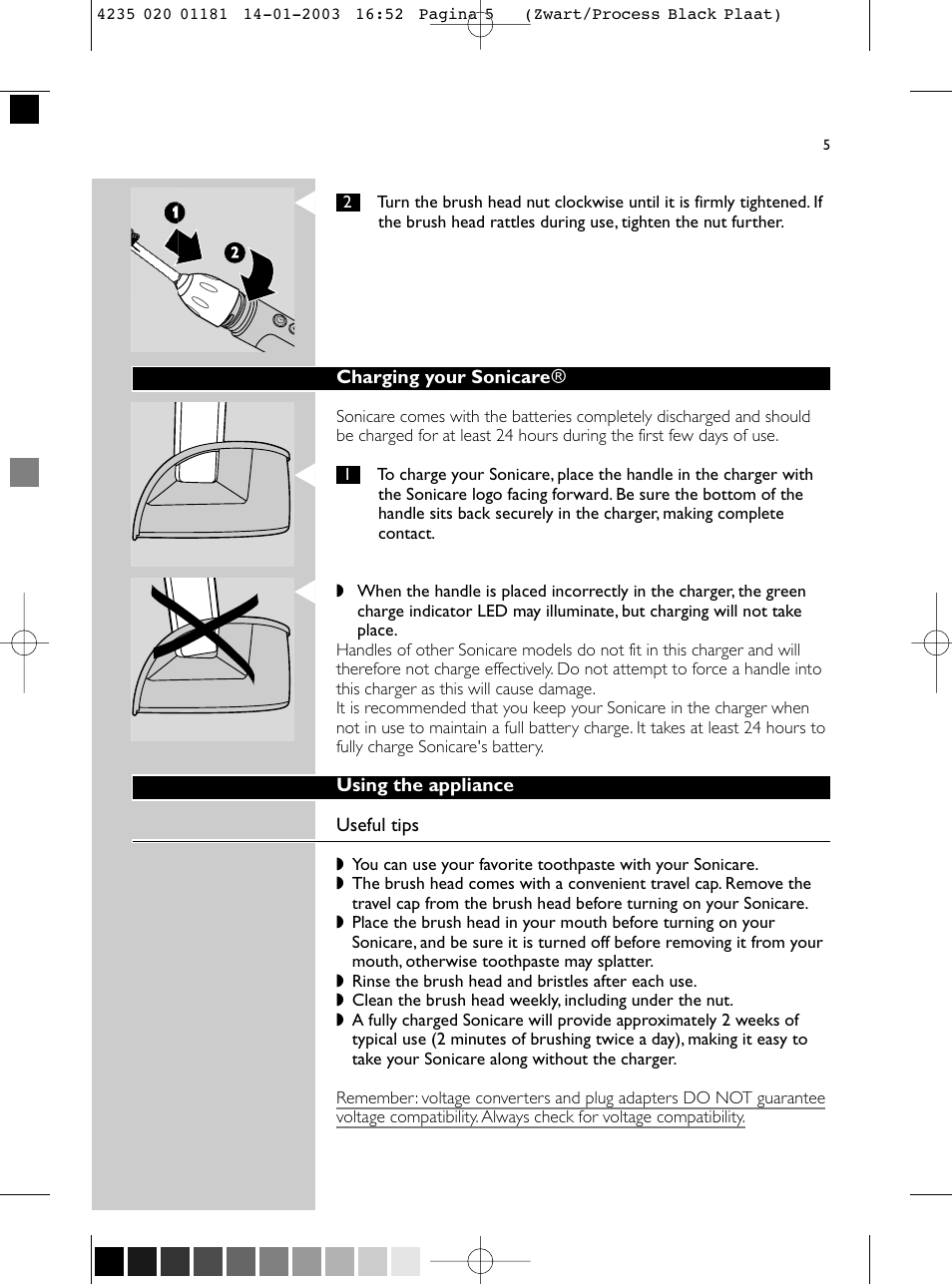 Sonicare Sonicare HX4872 User Manual | Page 6 / 18