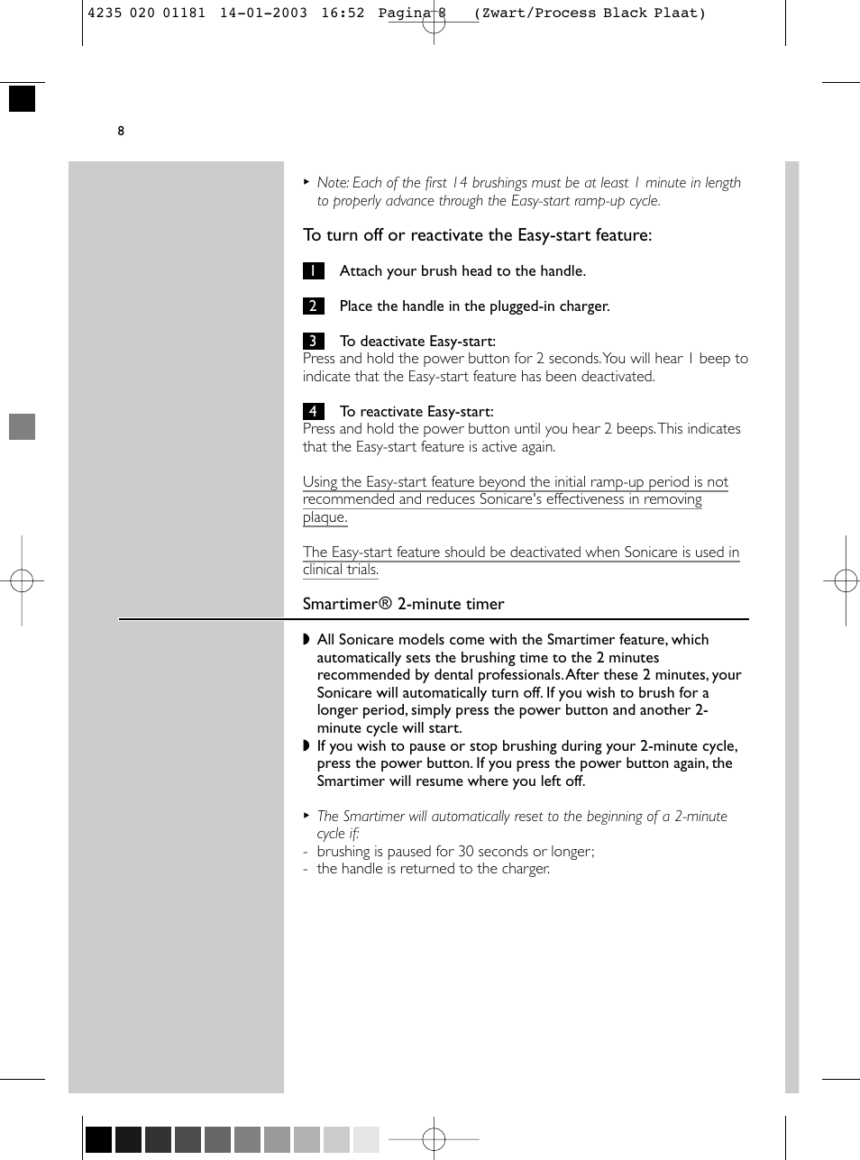 Sonicare Sonicare HX4872 User Manual | Page 9 / 18