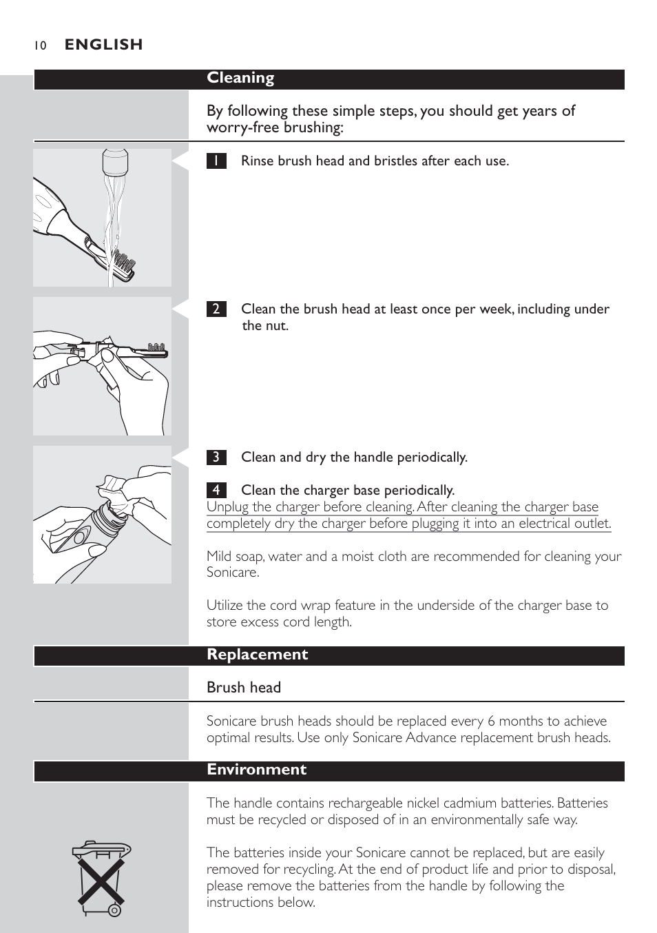 Sonicare Sonicare HX4472 User Manual | Page 10 / 44