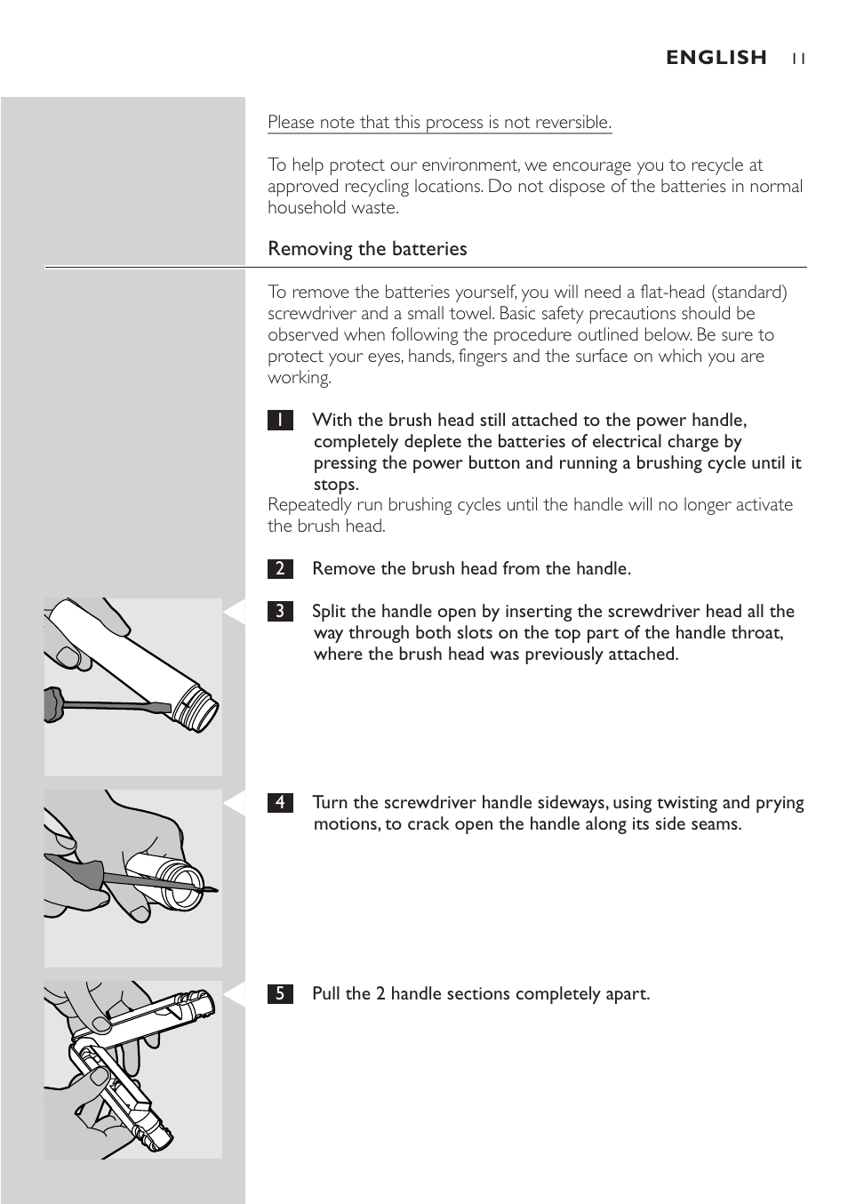 Sonicare Sonicare HX4472 User Manual | Page 11 / 44