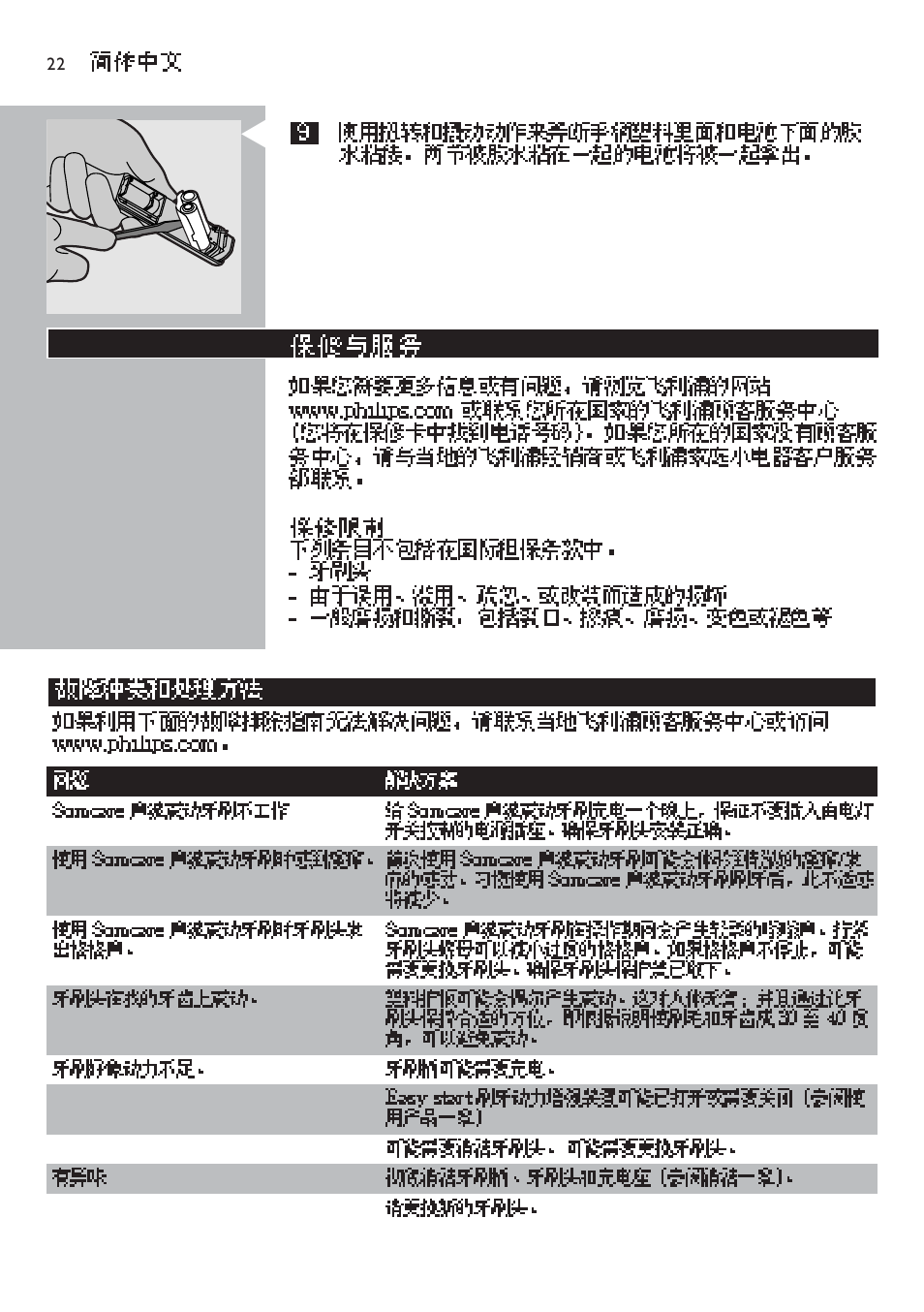 Sonicare Sonicare HX4472 User Manual | Page 22 / 44
