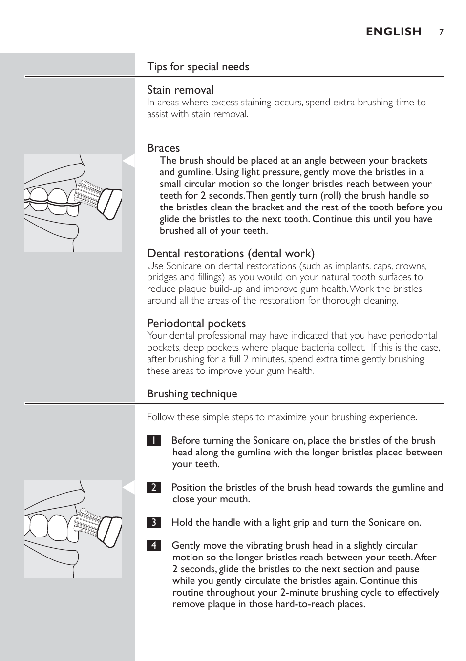 Sonicare Sonicare HX4472 User Manual | Page 7 / 44