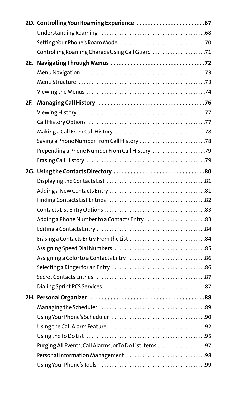 Sanyo SCP-200 User Manual | Page 3 / 182
