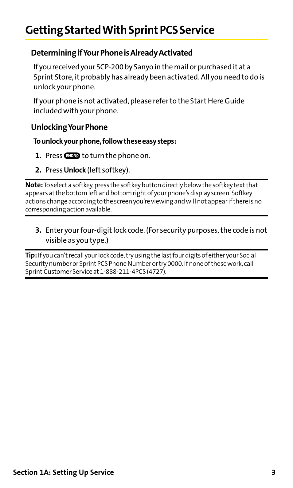 Getting started with sprint, Getting started with sprint pcs service | Sanyo SCP-200 User Manual | Page 9 / 182
