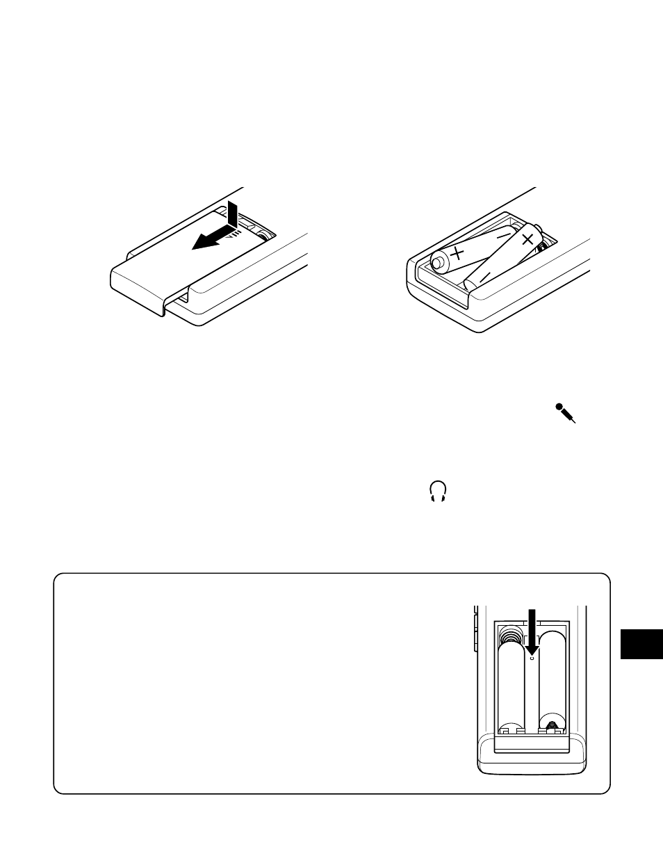 Insertion des piles, Raccordements | Sanyo ICR-B29 User Manual | Page 31 / 96