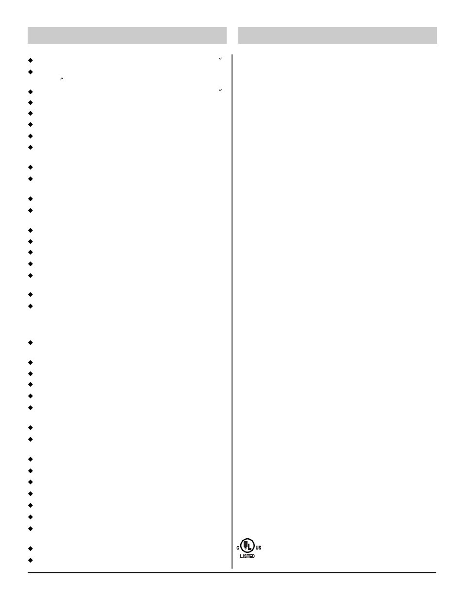 Caractéristiques fiche technique | Sanyo HT27744 User Manual | Page 50 / 72