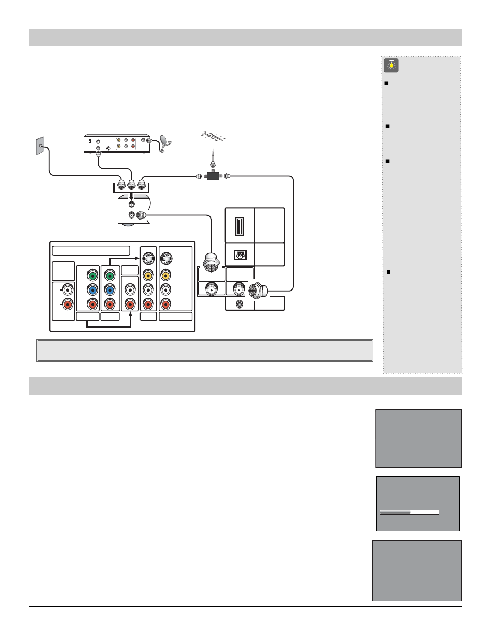 Configuration du téléviseur câblage, Conseils | Sanyo HT27744 User Manual | Page 53 / 72
