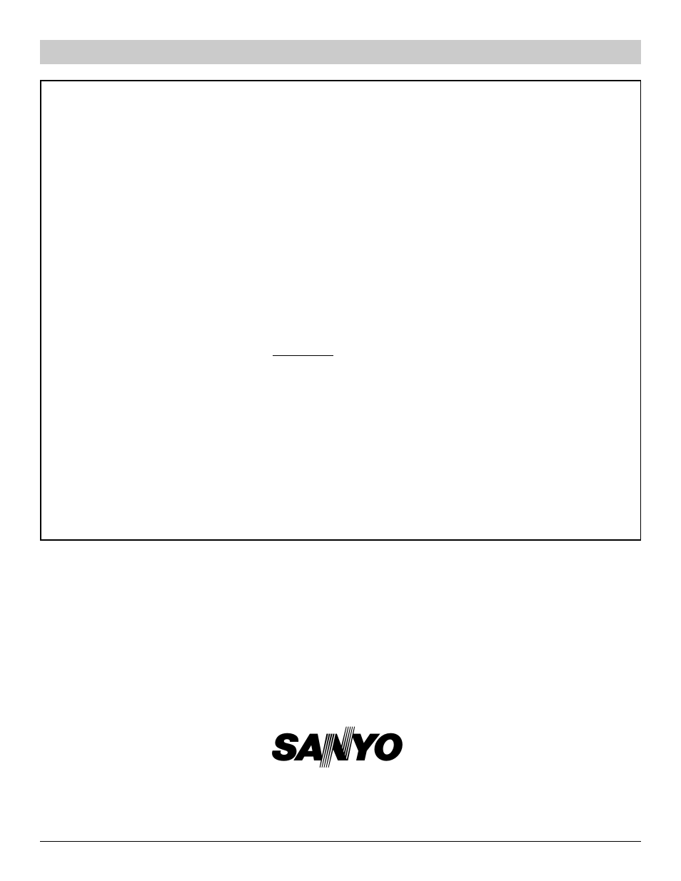 Garantie pour le canada et les états-unis | Sanyo HT27744 User Manual | Page 70 / 72