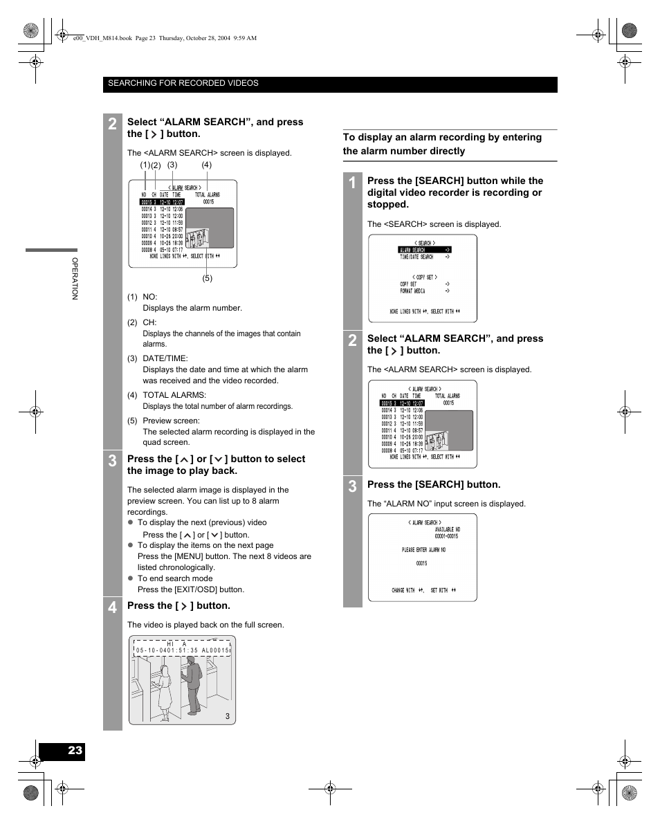 Sanyo DSR-M814 User Manual | Page 24 / 73