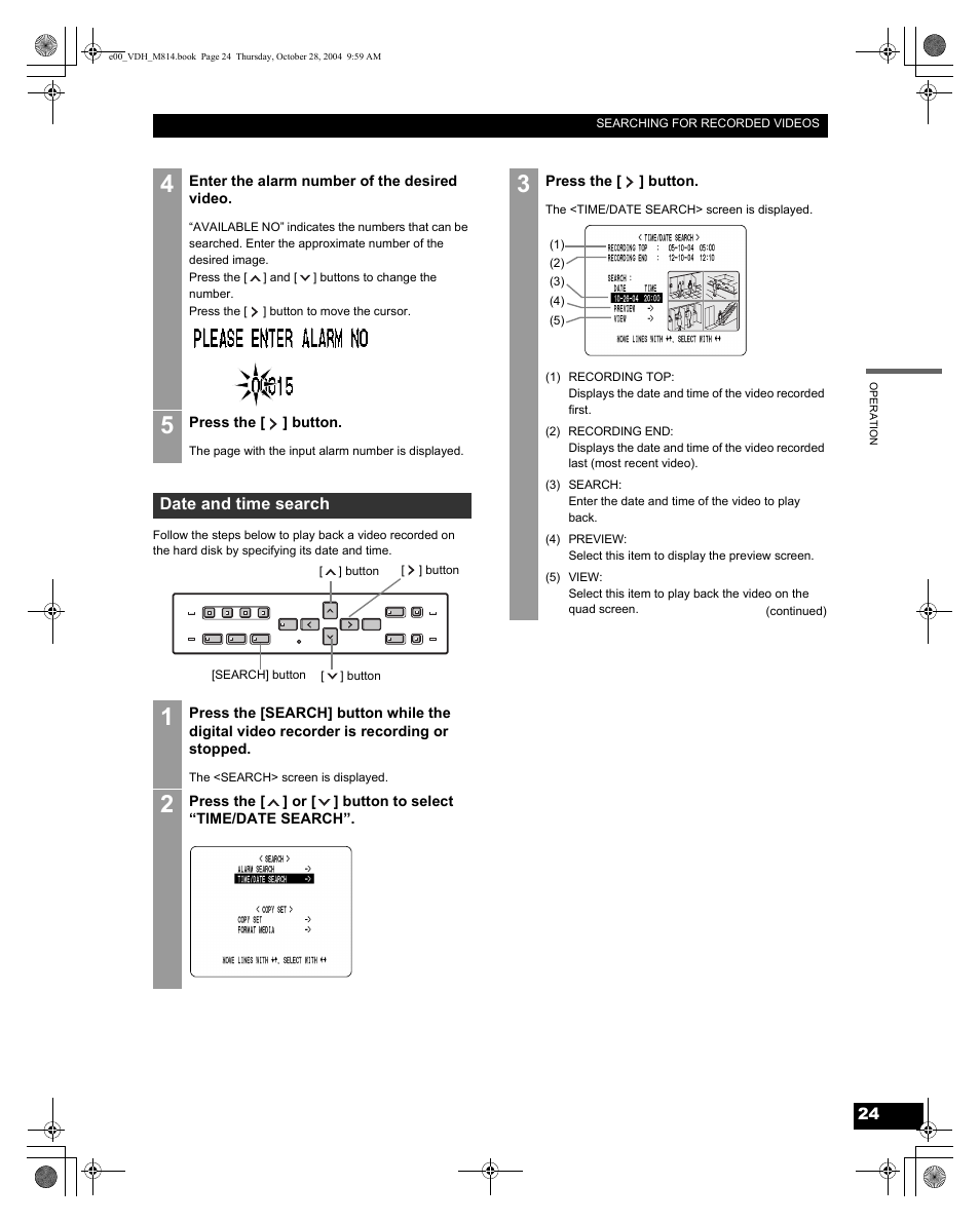 Sanyo DSR-M814 User Manual | Page 25 / 73