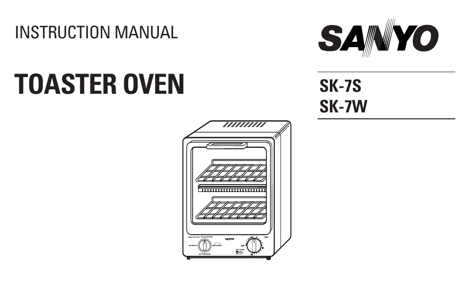 Sanyo SK-7S User Manual | 24 pages