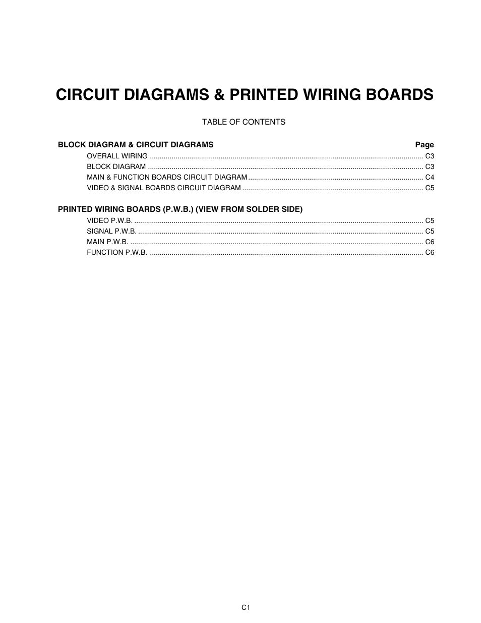 Circuit diagrams & printed wiring boards | Sanyo VMC-8613B User Manual | Page 17 / 23