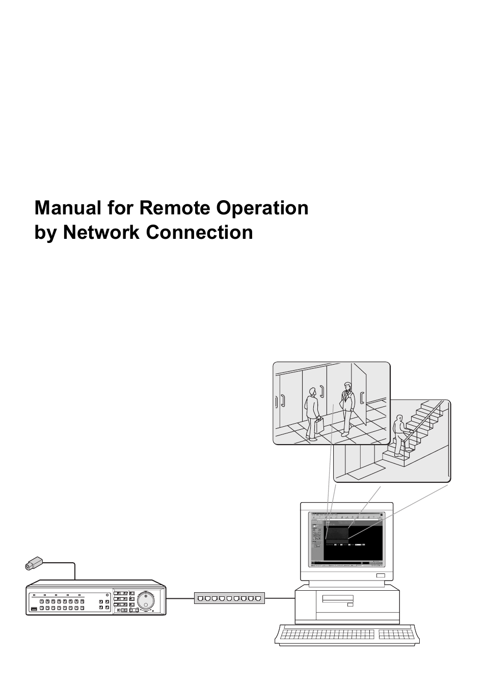 Manual for remote operation by network connection | Sanyo DSR-5716P User Manual | Page 159 / 236