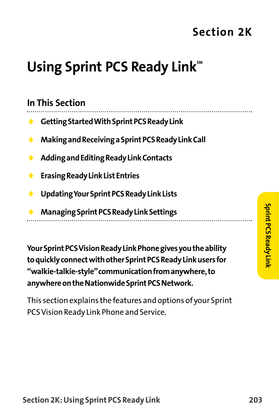 Using sprint pcs ready link | Sanyo MM-8300 User Manual | Page 213 / 324