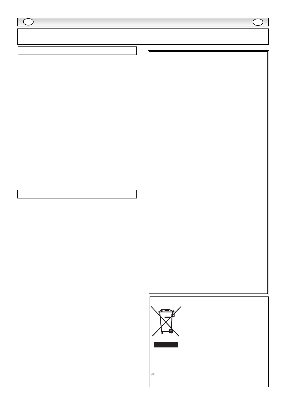 Consignes de sécurité, Installation utilisation, Information importante sur le recyclage | Sanyo CE42LE1 User Manual | Page 12 / 64