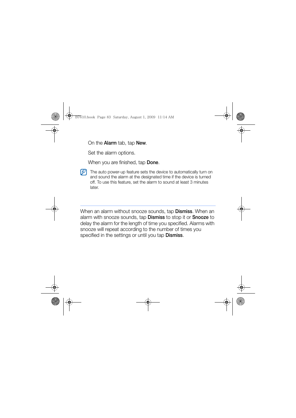 Stop an alarm | Sanyo GH68-24473A User Manual | Page 84 / 158