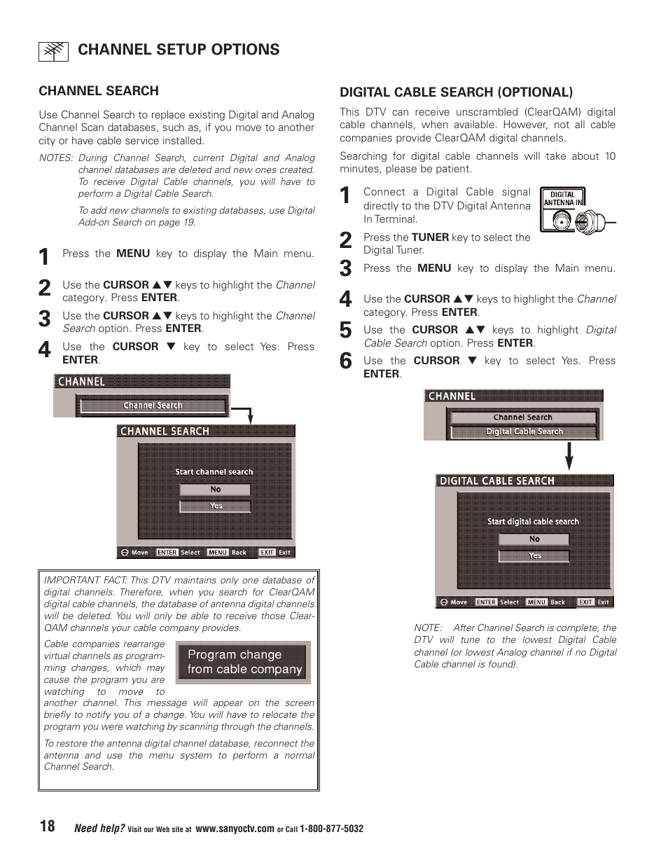 Sanyo HT32744 User Manual | Page 18 / 62