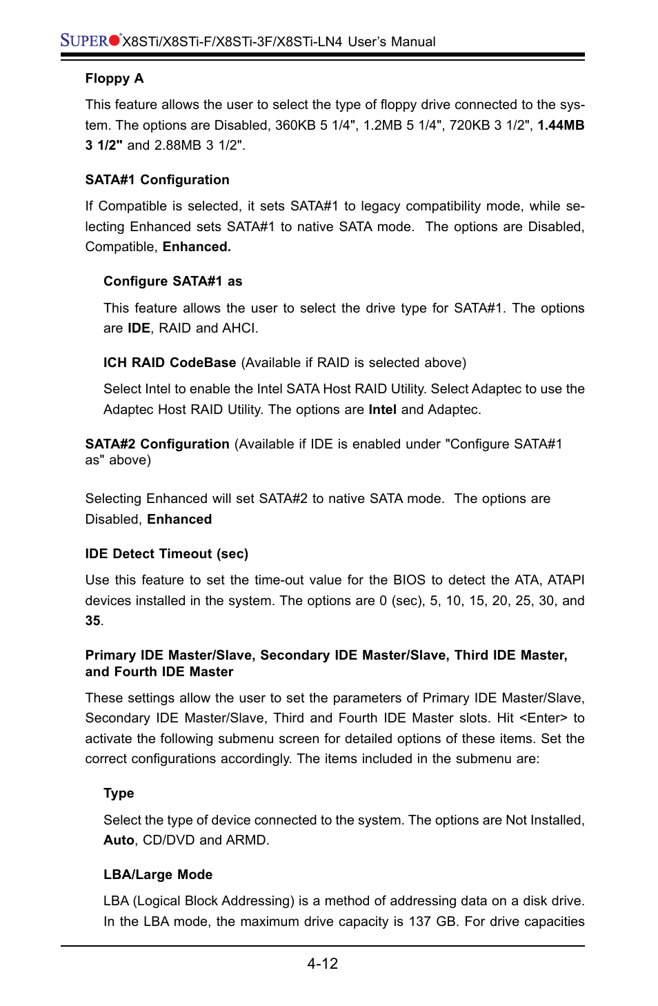SUPER MICRO Computer X8STI-F User Manual | Page 82 / 109