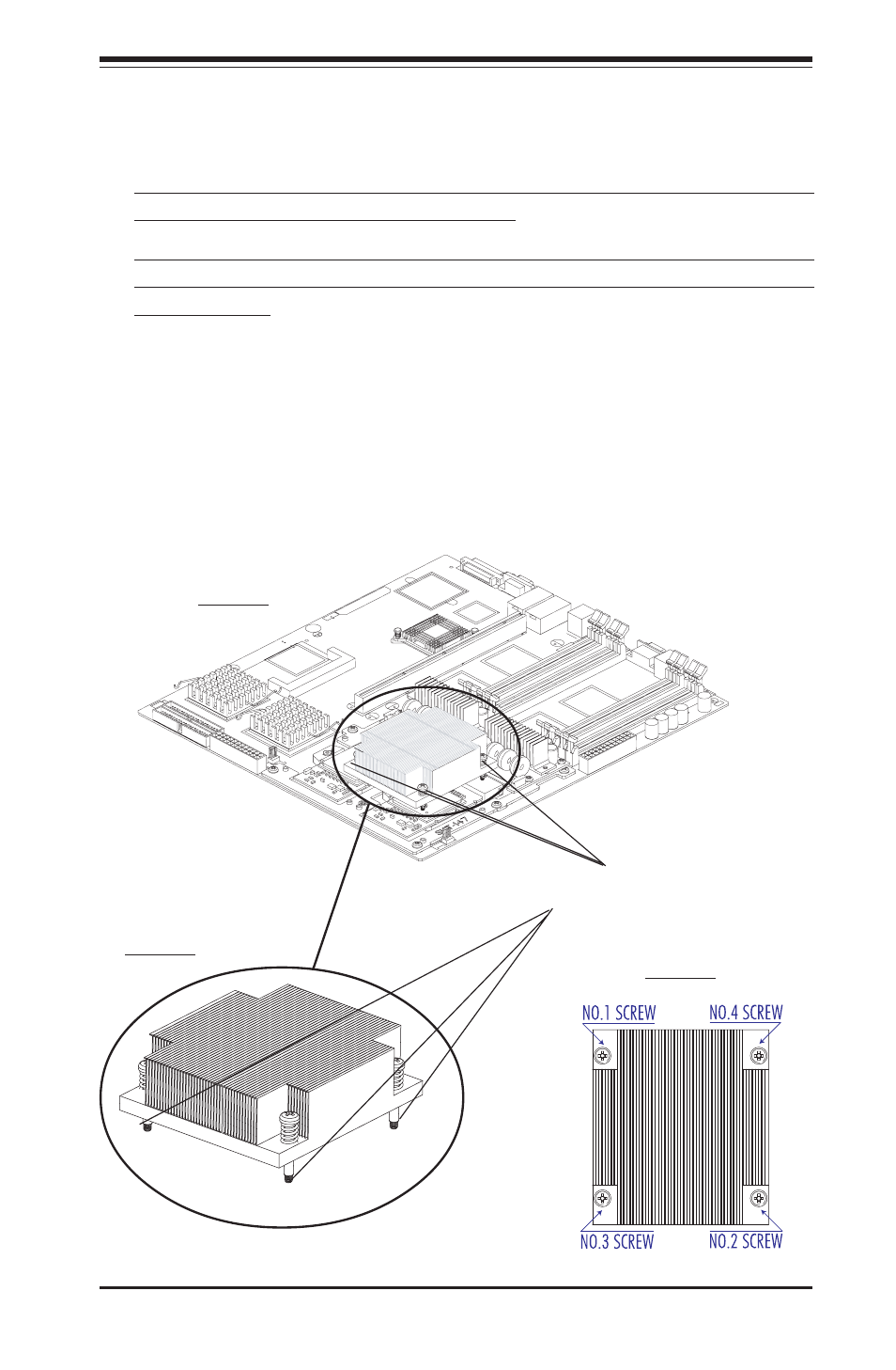 Installing heatsinks (for cpus without heatsinks) | SUPER MICRO Computer 6113L-8 User Manual | Page 43 / 104