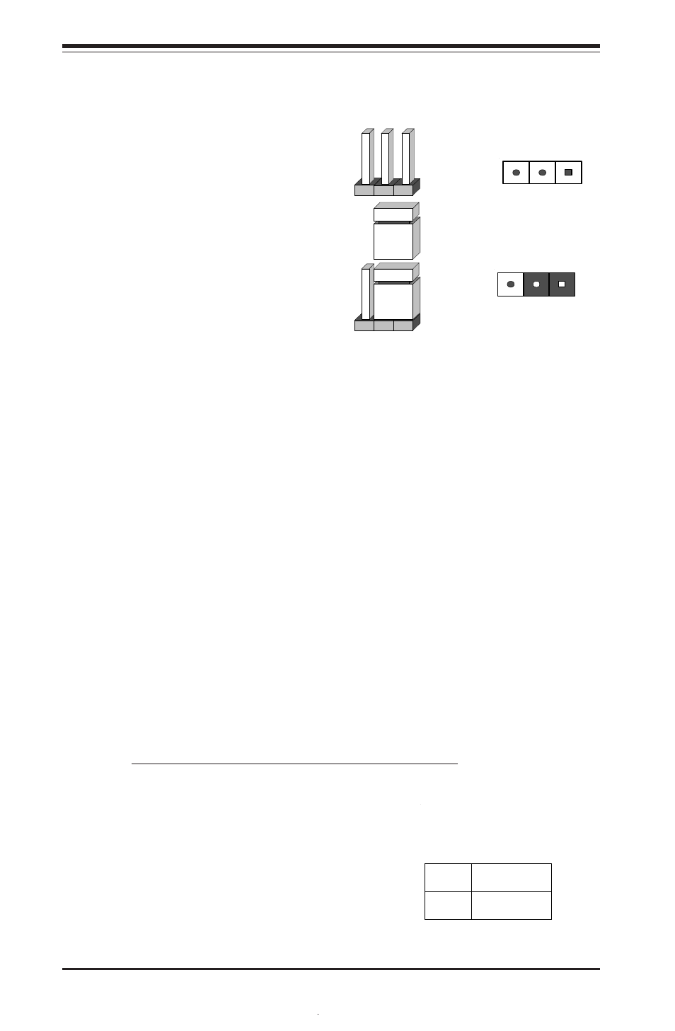 9 jumper settings, 22 vga enable/disable, Explanation of jumpers | Cmos clear | SUPER MICRO Computer 6113L-8 User Manual | Page 58 / 104