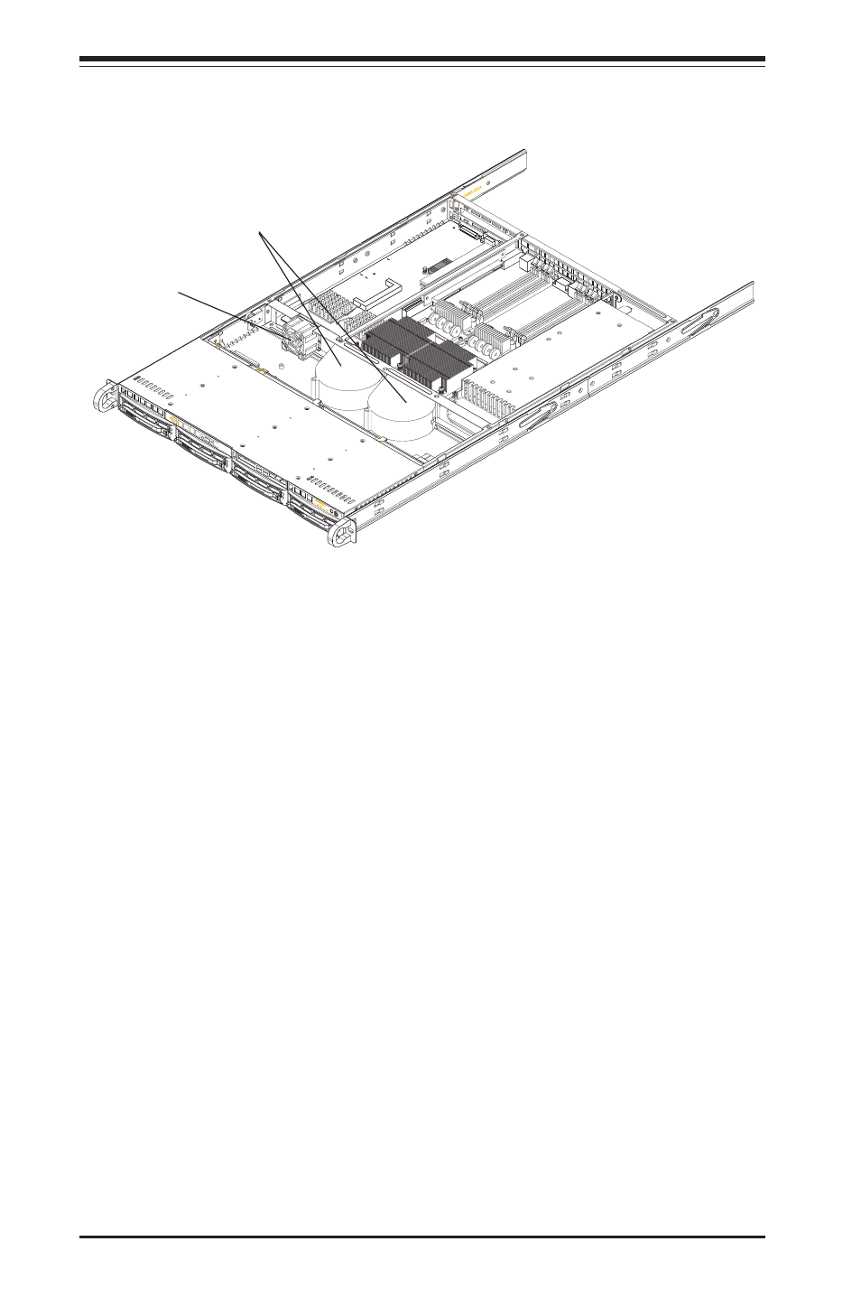 4 drive bay installation/removal | SUPER MICRO Computer 6113L-8 User Manual | Page 66 / 104