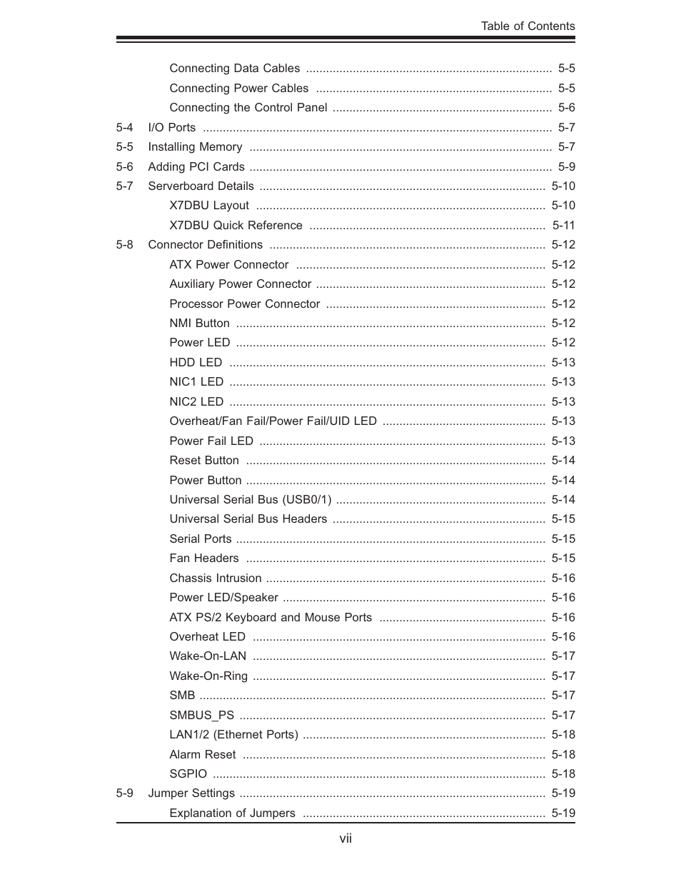 SUPER MICRO Computer 6025B-UR User Manual | Page 7 / 122