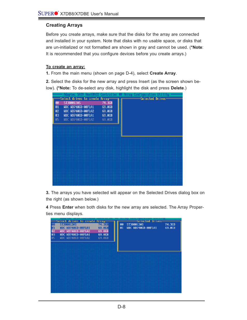 SUPER MICRO Computer SUPER X7DB8 User Manual | Page 114 / 130