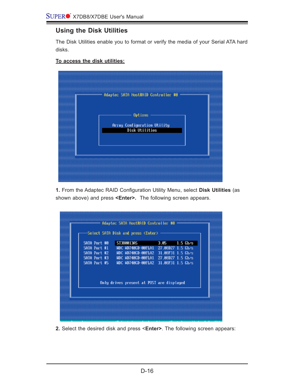 SUPER MICRO Computer SUPER X7DB8 User Manual | Page 122 / 130