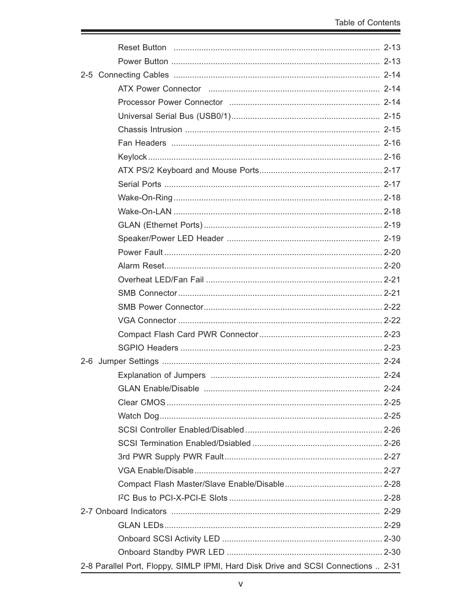 SUPER MICRO Computer SUPER X7DB8 User Manual | Page 5 / 130