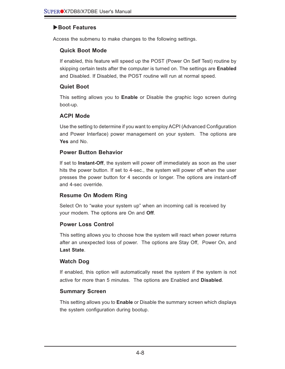 SUPER MICRO Computer SUPER X7DB8 User Manual | Page 66 / 130