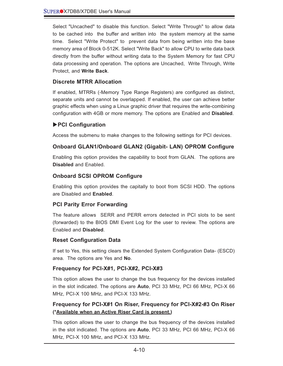 SUPER MICRO Computer SUPER X7DB8 User Manual | Page 68 / 130