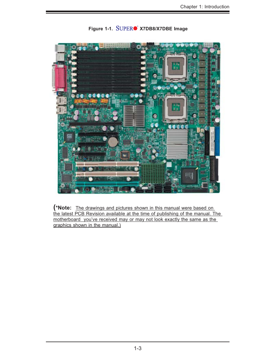 SUPER MICRO Computer SUPER X7DB8 User Manual | Page 9 / 130